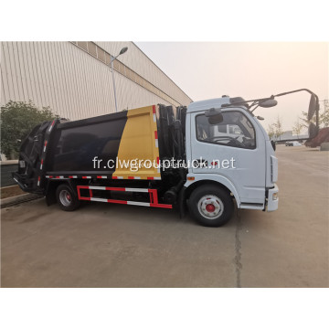 Dongfeng 6cbm camion de compression des ordures